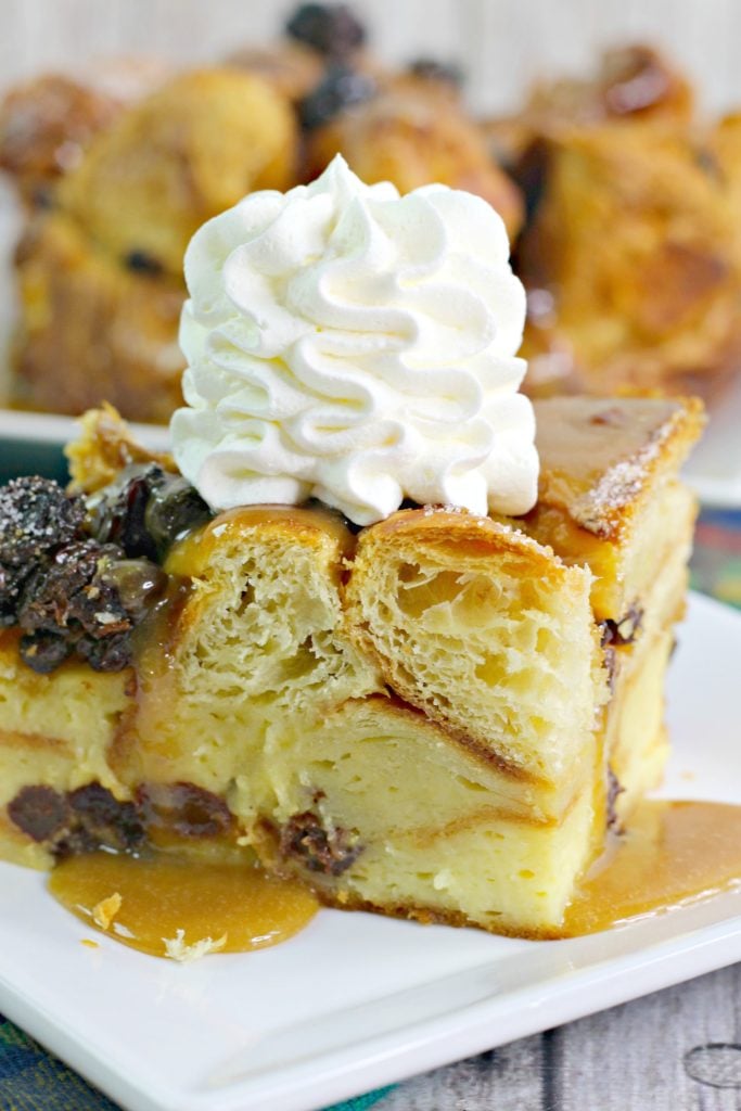 Jameson Irish Whiskey Infused Irish Bread Pudding