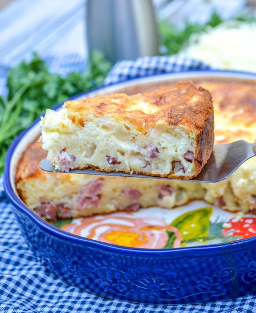 Grandma's Ham & Swiss Pie