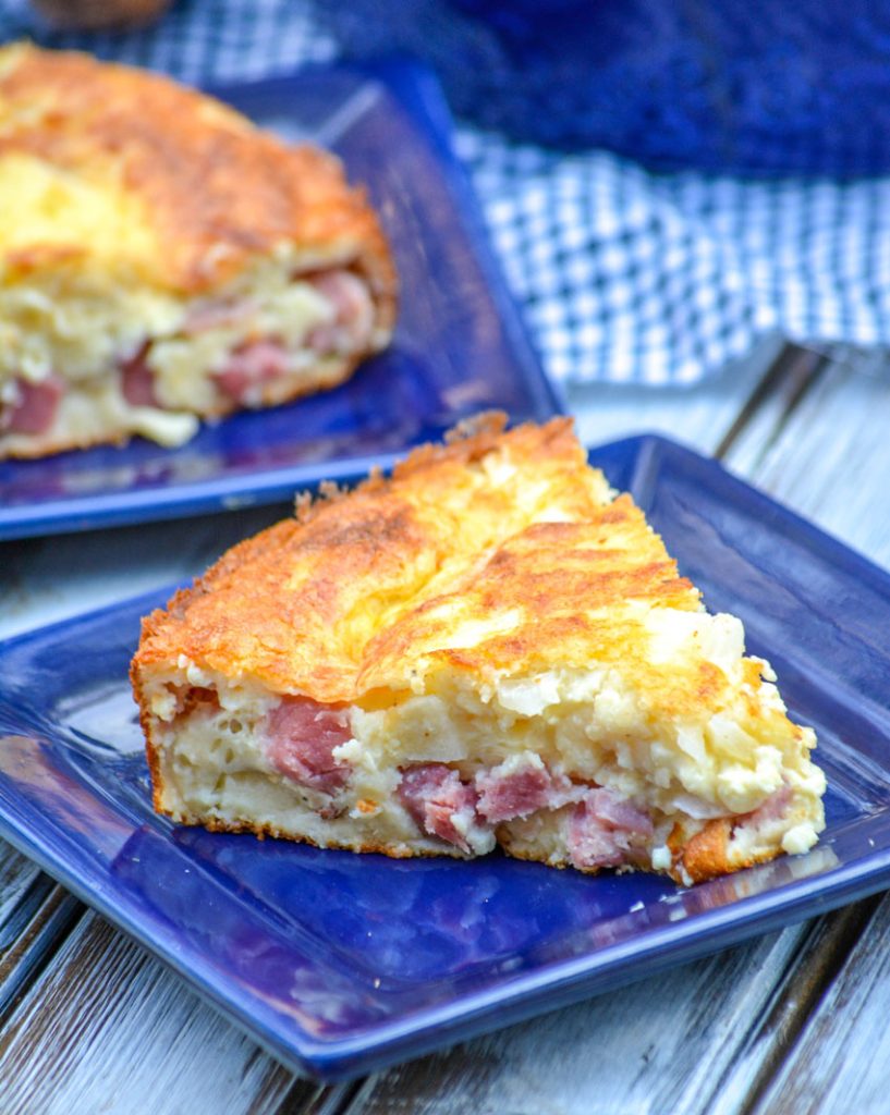 Grandma's Ham & Swiss Pie