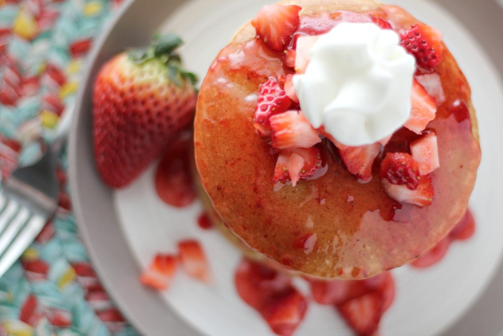 Strawberry Shortcake Pancakes