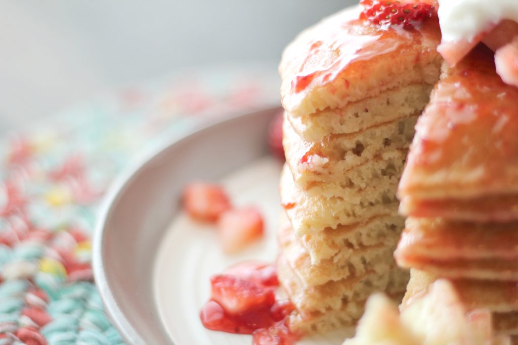 Strawberry Shortcake Pancakes