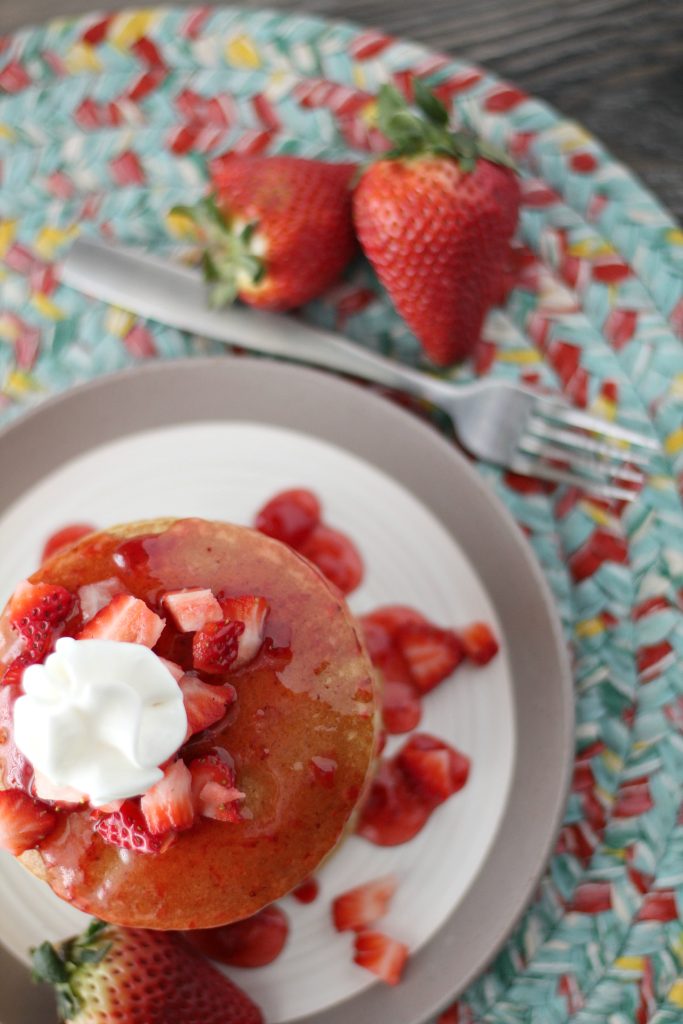 Strawberry Shortcake Pancakes