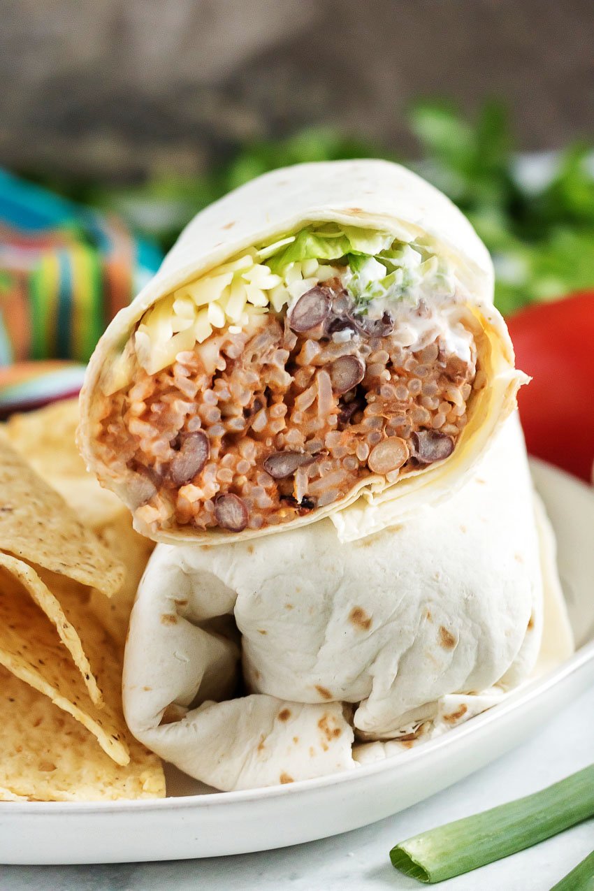 Spicy Rice and Bean Burrito 1 - 4 Sons 'R' Us