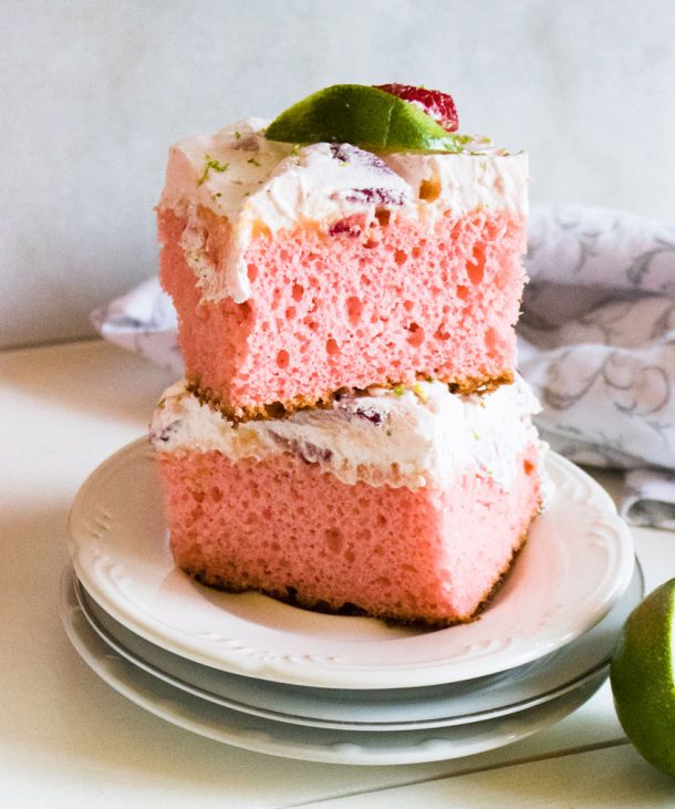 Boozy Strawberry Margarita Poke Cake 4 Sons 'R' Us