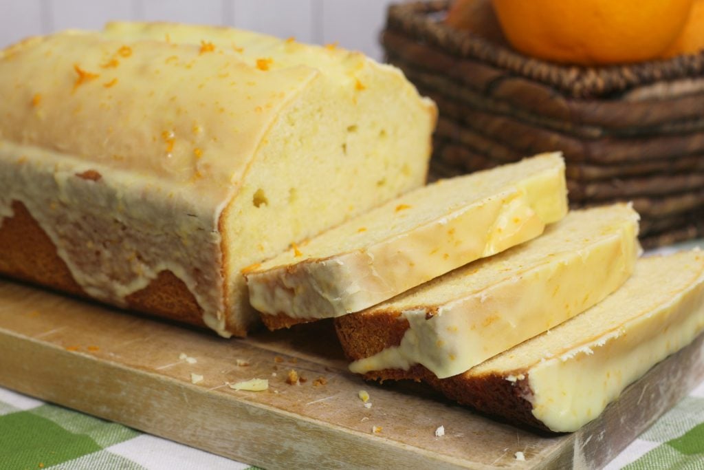 Orange Glazed Mimosa bread recipe with real champagne