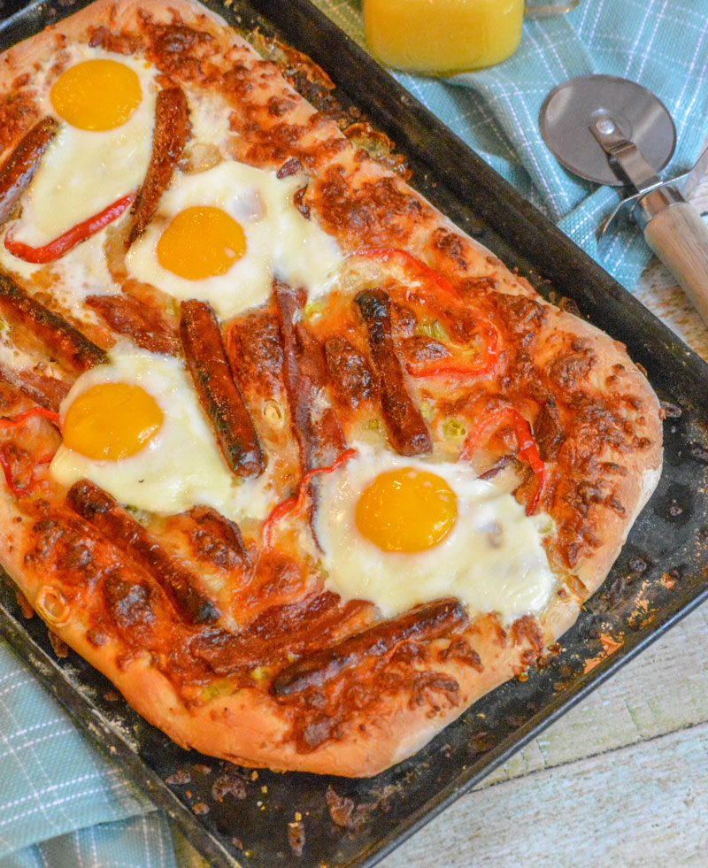 How To Make Sheet Pan Breakfast Pizza 