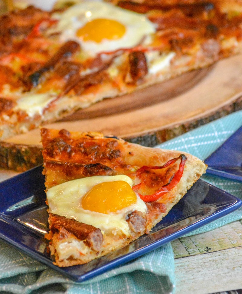 Sheet Pan Breakfast Pizza - 4 Sons 'R' Us