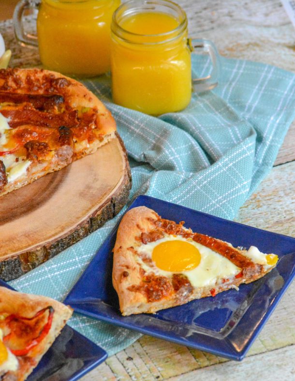 Sheet Pan Breakfast Pizza - 4 Sons 'R' Us