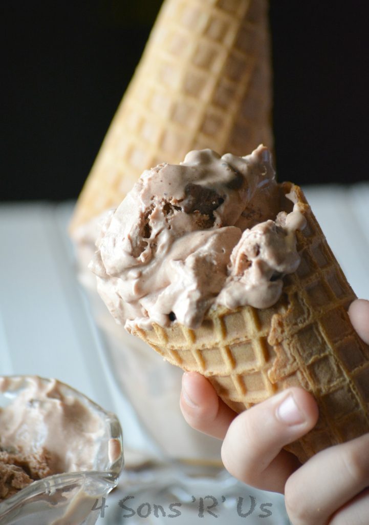  crème glacée croquante au malt au chocolat