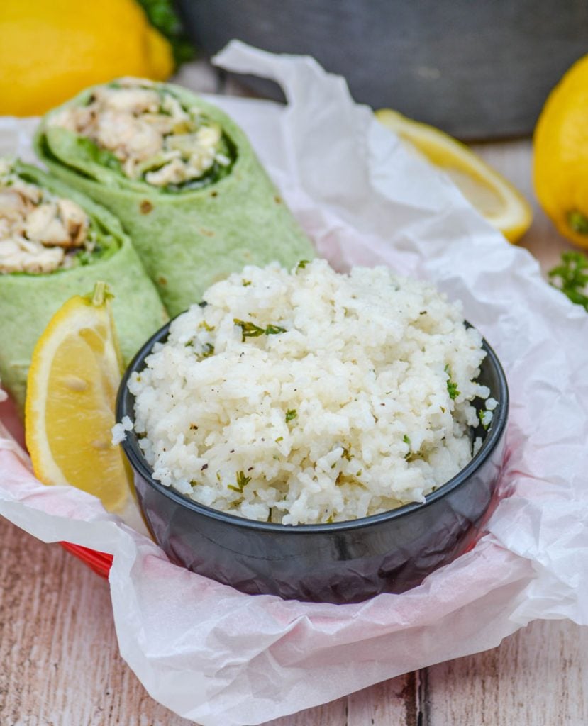 copycat Taziki's Greek lemon rice