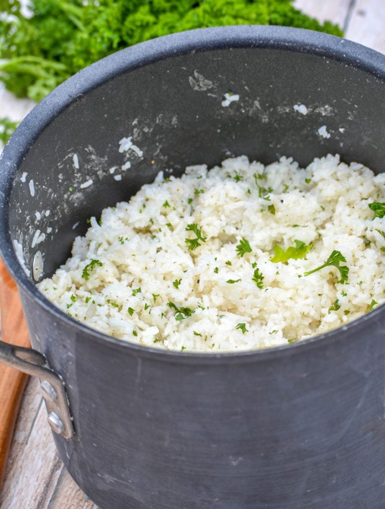 Copycat Taziki's Greek Lemon Rice