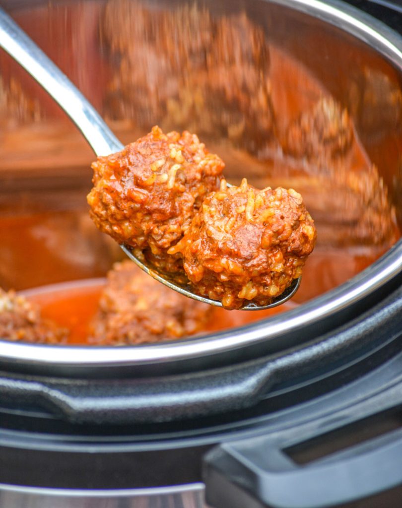 Instant Pot Porcupine Meatballs