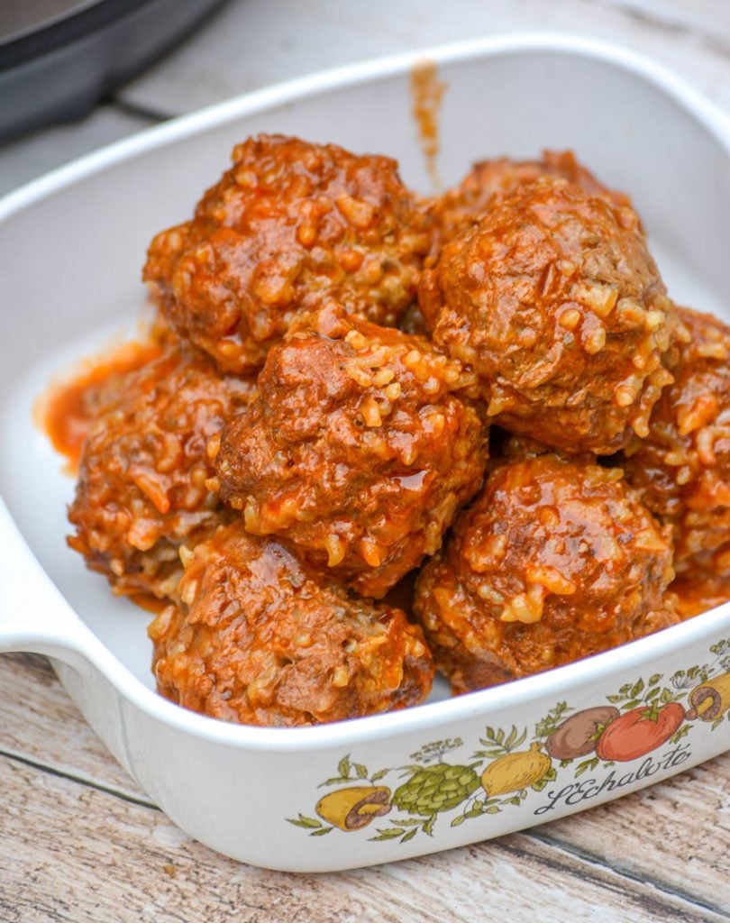 Instant Pot Porcupine Meatballs