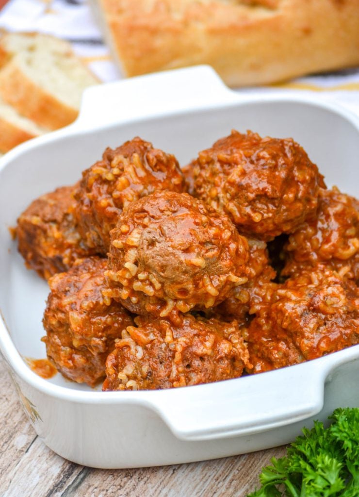 Instant Pot Porcupine Meatballs