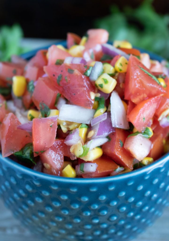 pico and corn salsa