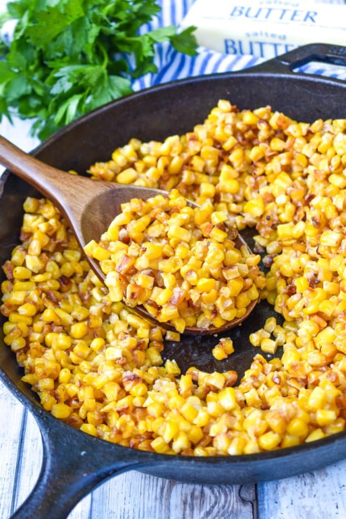 Southern Fried Skillet Corn - 4 Sons 'r' Us