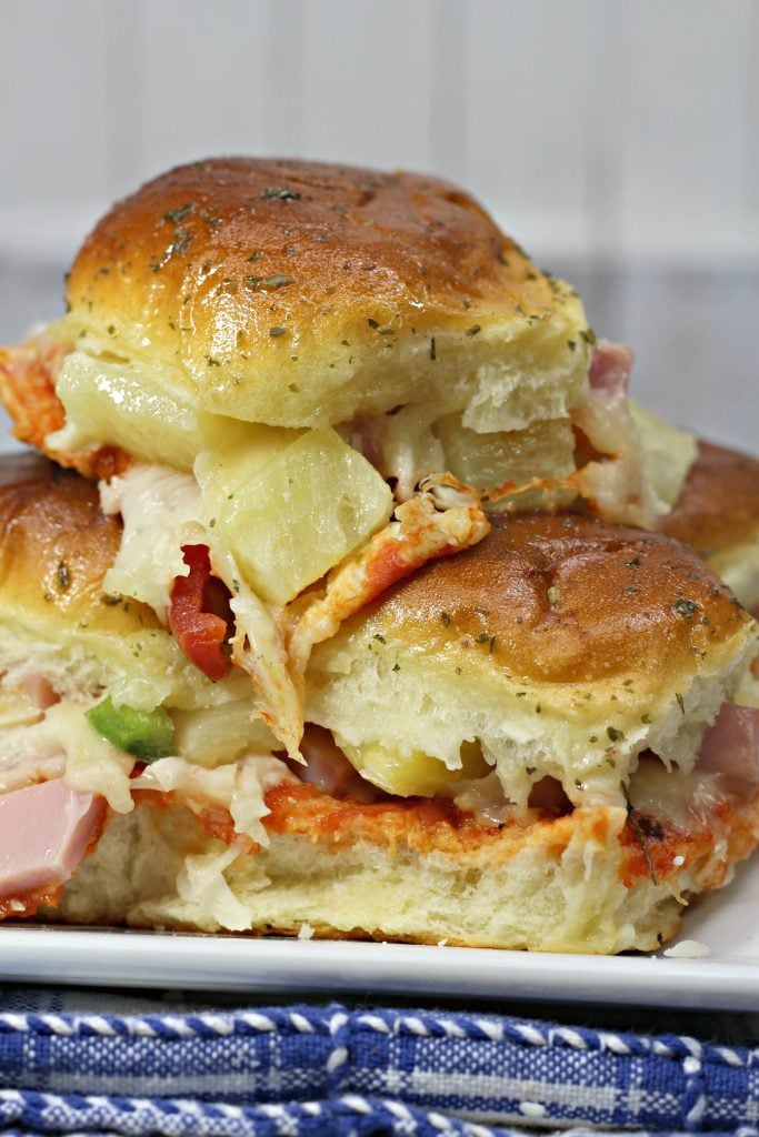 hawaiian pizza sliders