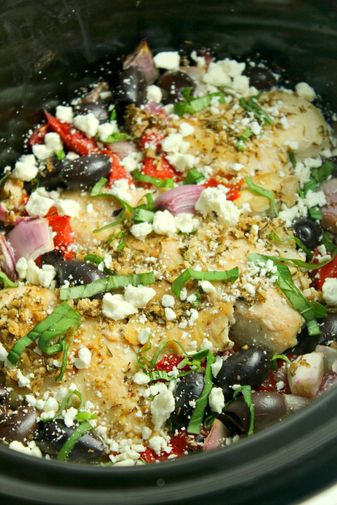 Healthy Slow Cooker Greek Chicken Breasts 4 Sons 'R' Us