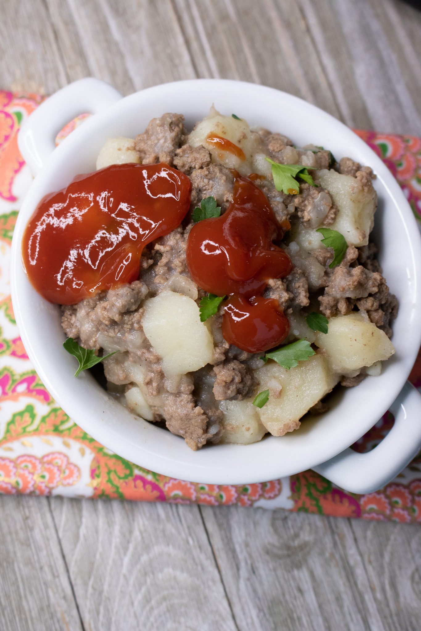 Instant Pot Ground Beef & Potato Hash 4 Sons 'R' Us