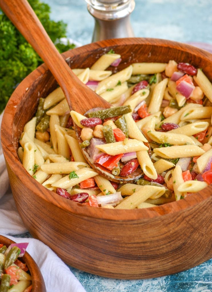 Three Bean Pasta Salad