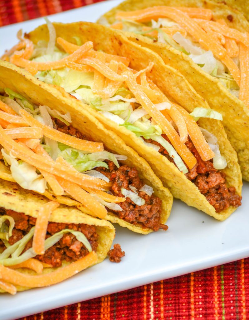Slow Cooker Ground Beef Tacos - 4 Sons 'R' Us