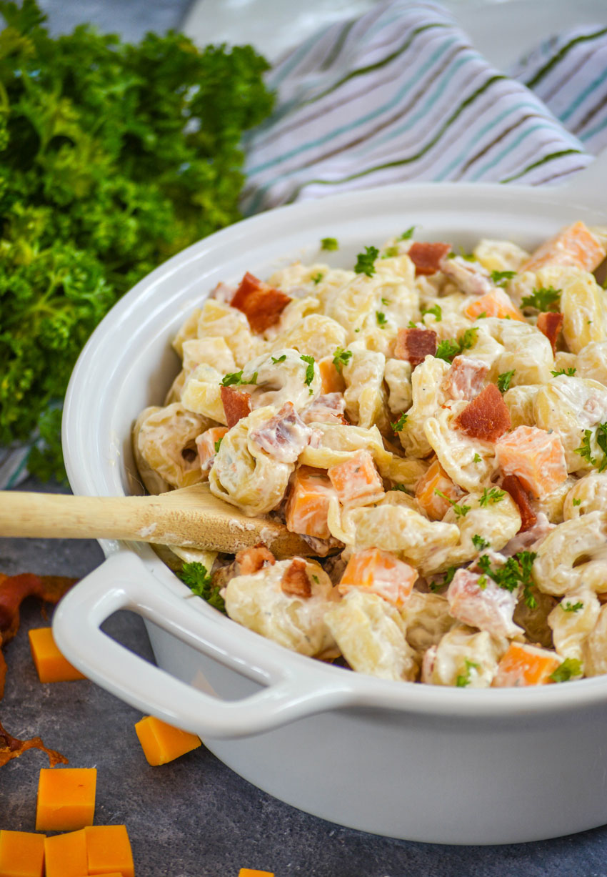 Cold Tortellini Salad with Ranch Dressing 4 Sons 'R' Us