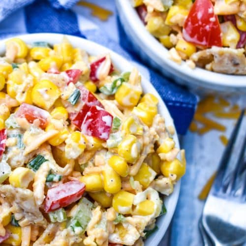 Crunchy Corn Salad with Fritos - 4 Sons 'R' Us