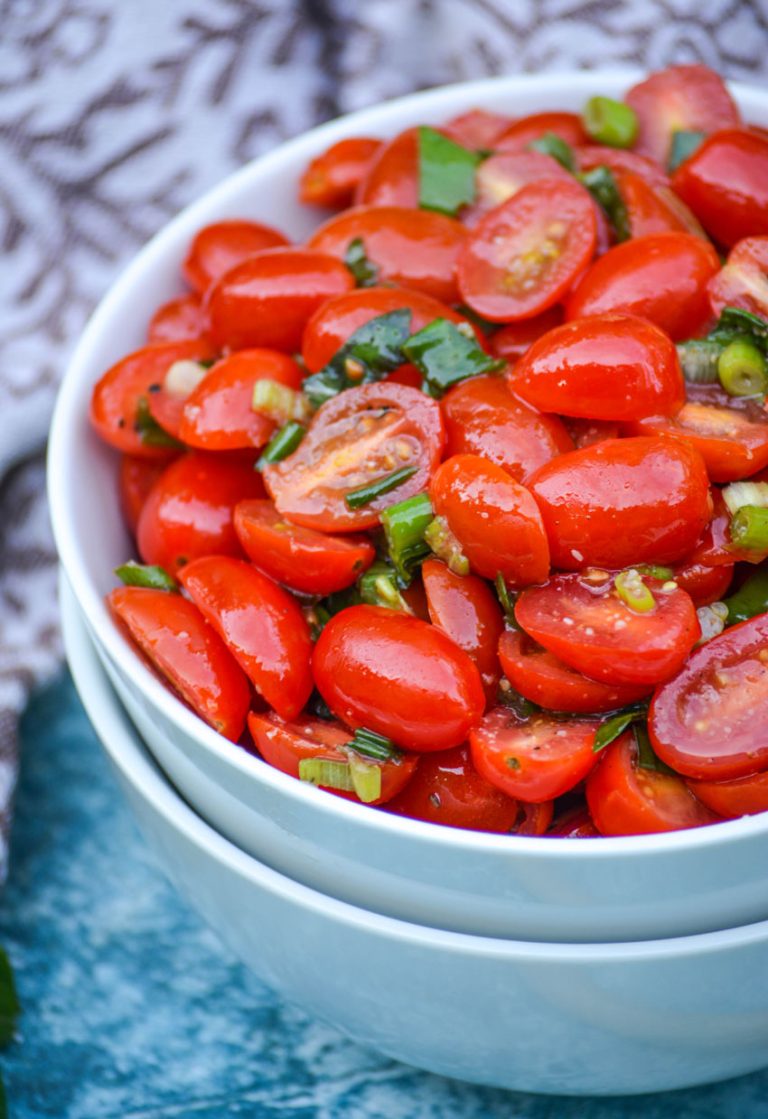 Killer Marinated Tomato Salad Recipe 4 Sons R Us 0644