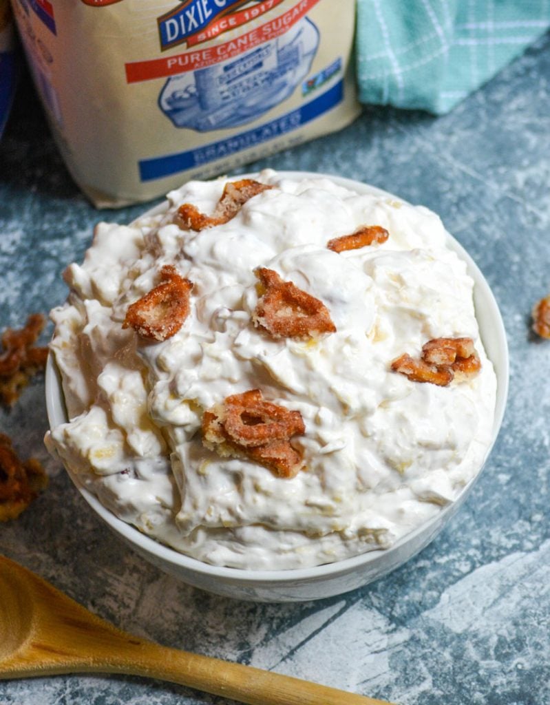 pineapple pretzel fluff salad