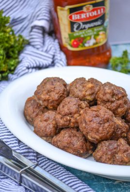 Baked Stuffing Meatballs