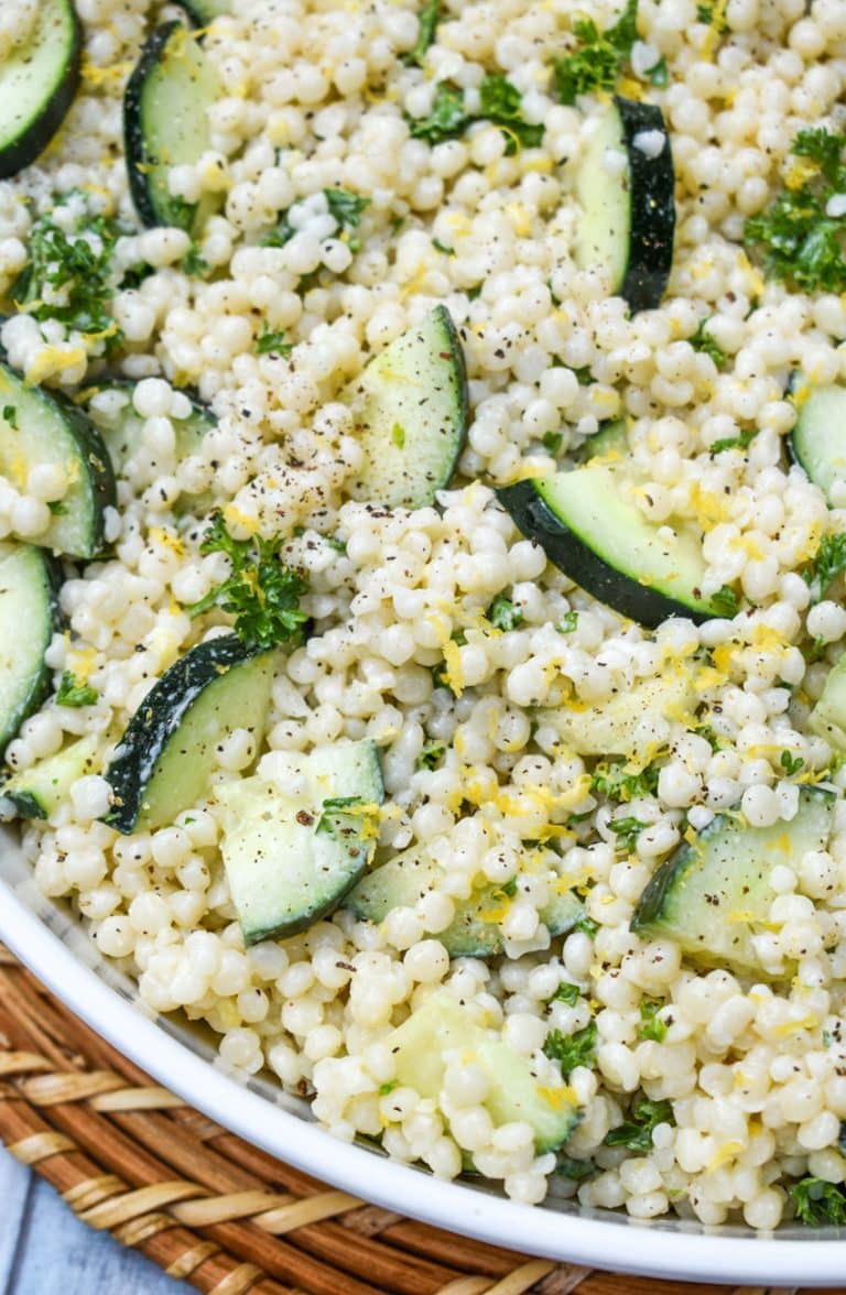 Lemon Cucumber Couscous Salad - 4 Sons 'R' Us