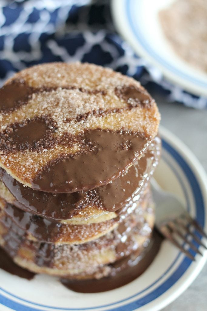 Churro Pancakes - 4 Sons 'R' Us