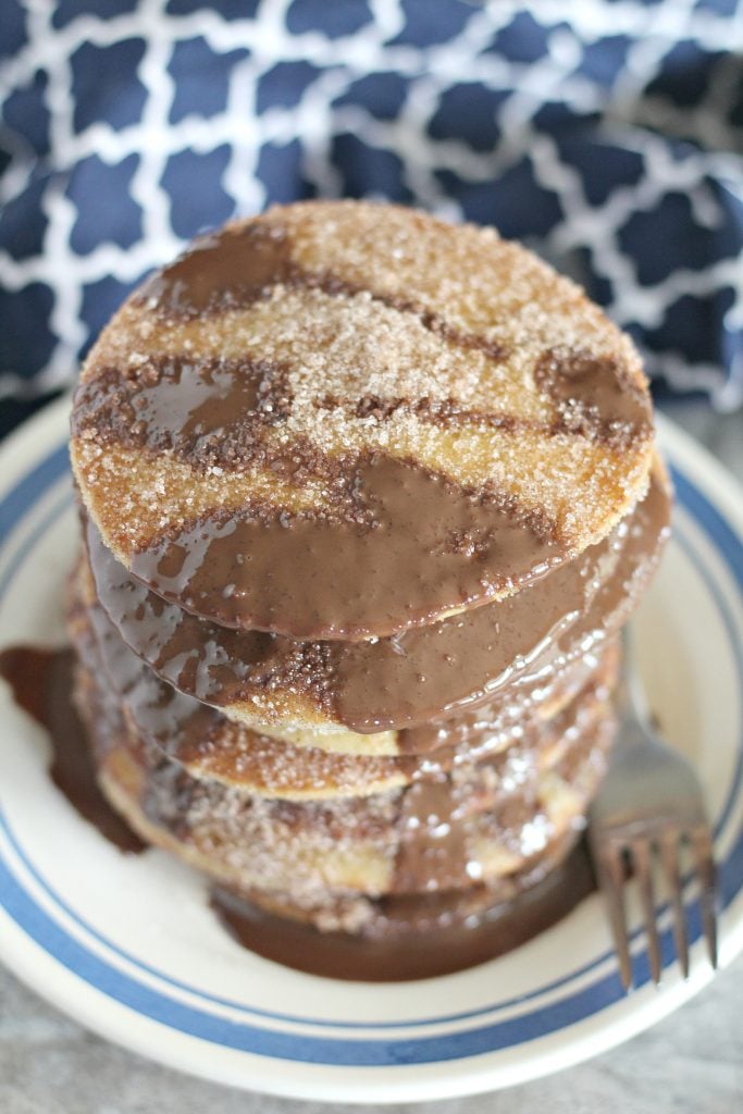 Churro Pancakes - 4 Sons 'R' Us