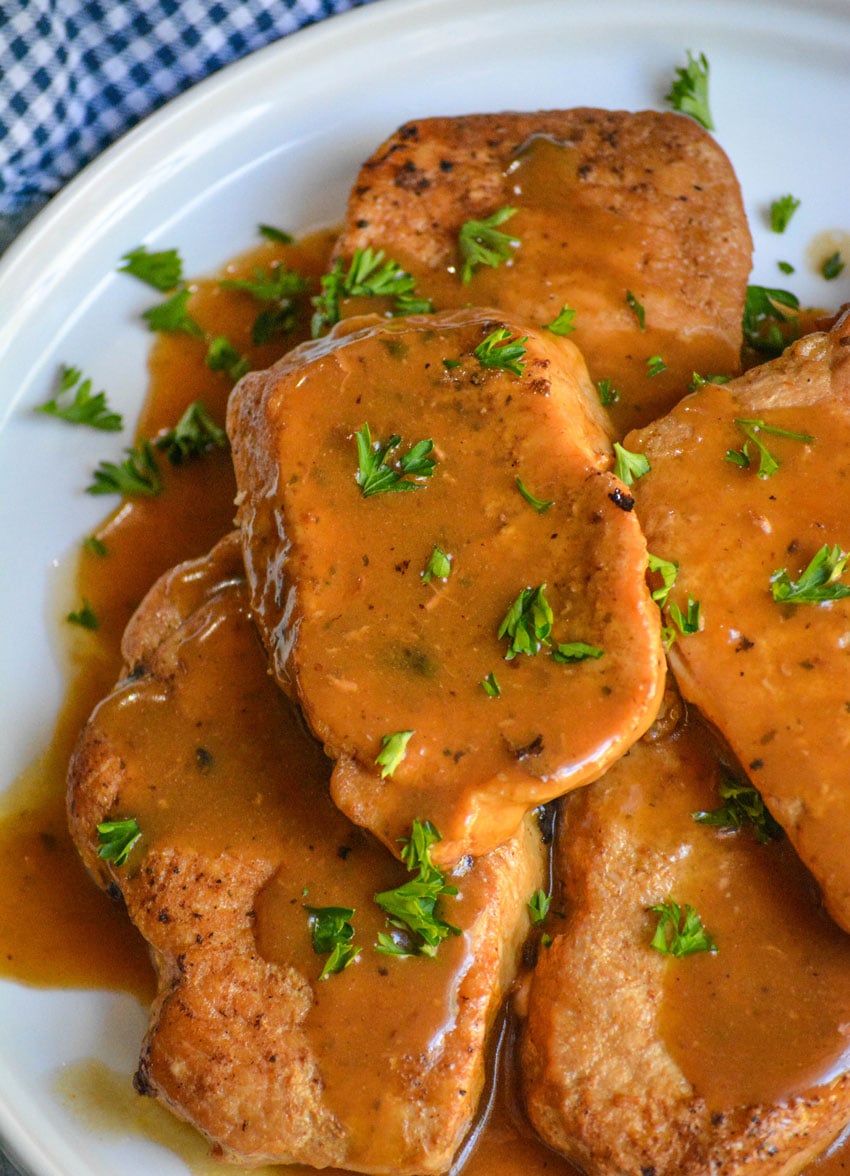 Instant pot pork chops and rice and gravy hot sale