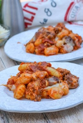 Loaded Pepperoni Pizza Baked Gnocchi
