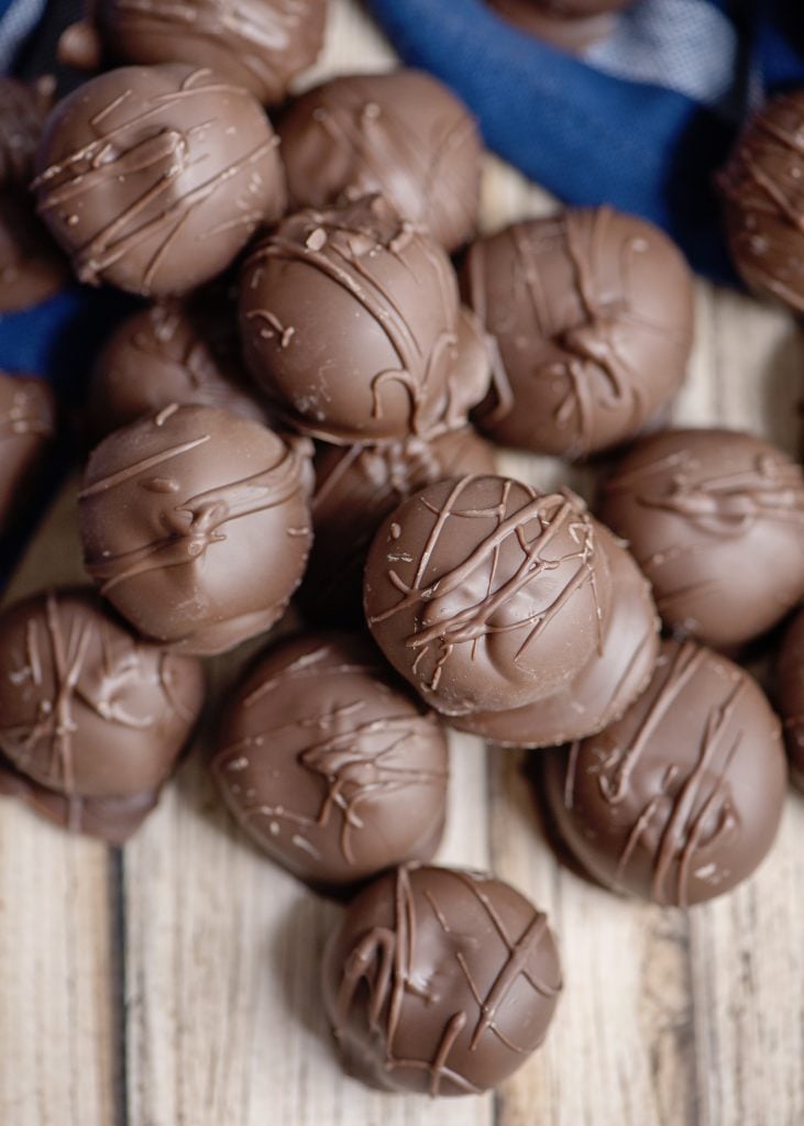 Chocolate Covered Peanut Butter Balls - 4 Sons 'R' Us