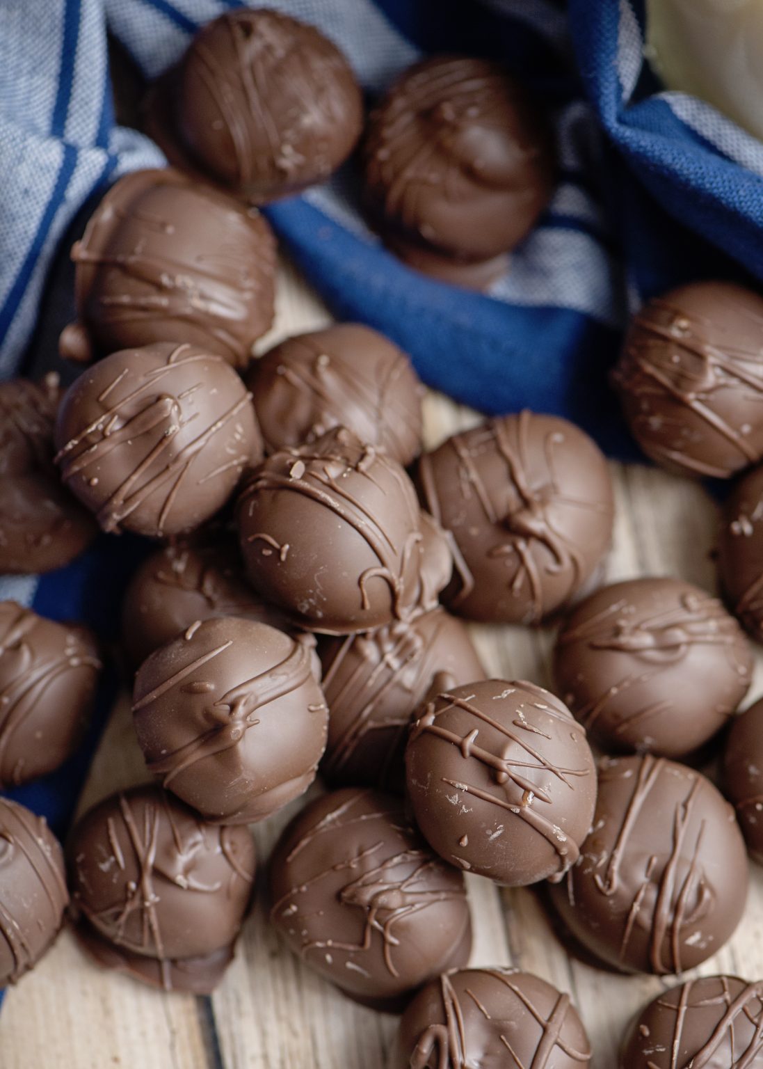 Chocolate Covered Peanut Butter Balls - 4 Sons 'R' Us