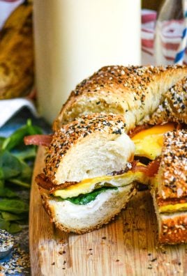 Everything Bagel Bundt Pan Sub Sandwich