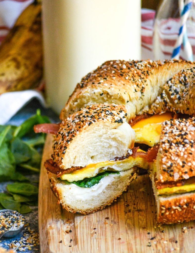 Everything Bagel Bundt Pan Sub Sandwich