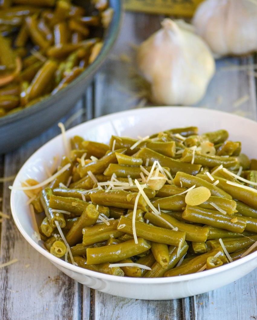 Garlic Parmesan Canned Green Beans - 4 Sons 'R' Us