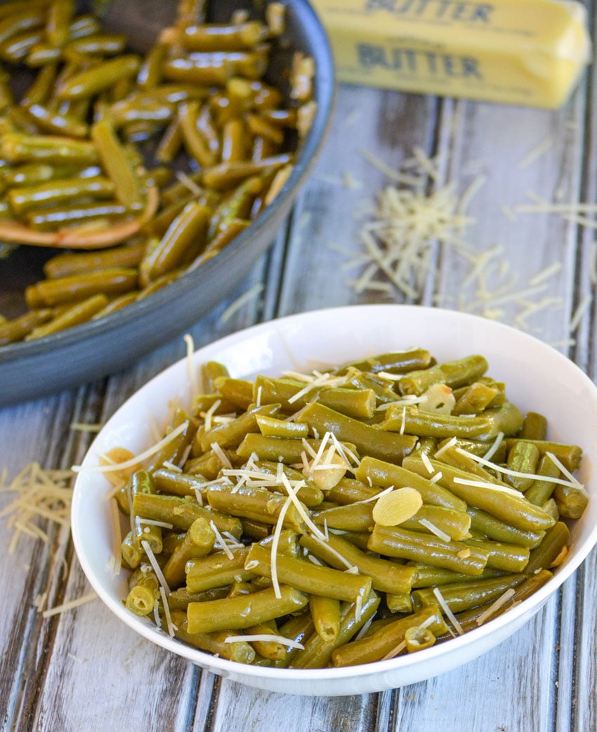 Garlic Parmesan Canned Green Beans - 4 Sons 'R' Us