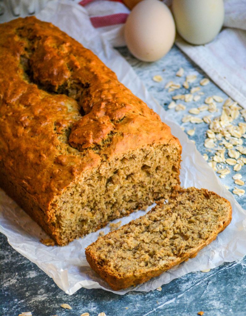 Healthy Banana Oat Bread - 4 Sons 'R' Us