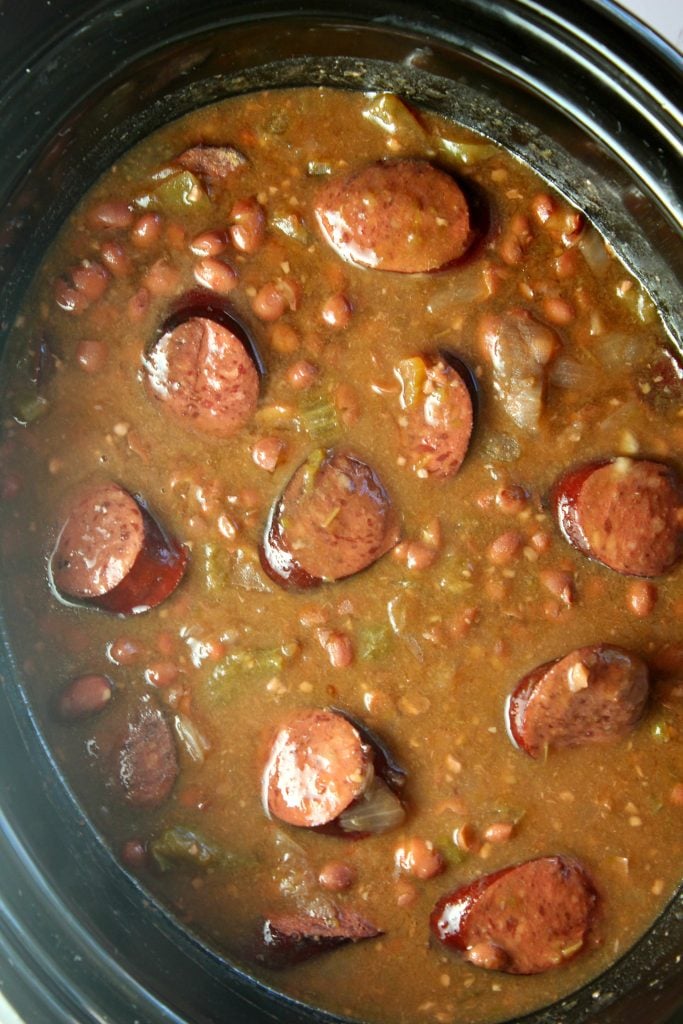 How to Make Read Beans & Rice, Cajun Crock Pot