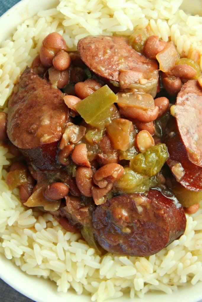 Crock-Pot® Slow Cooker Cajun Red Beans and Rice - Ev's Eats