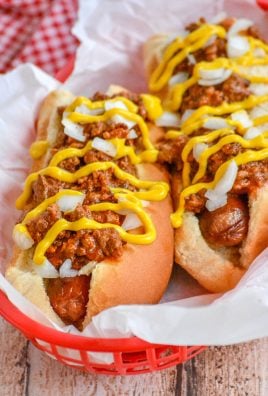 Slow Cooker Coney Island Style Hot Dog Chili