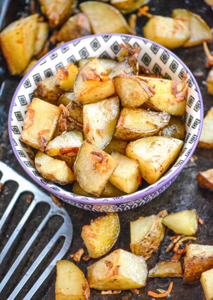 Crispy Onion Soup Potato Roast