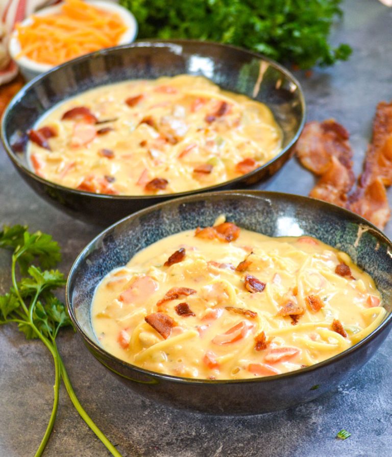 Cheddar Bacon Ranch Chicken Noodle Soup 4 Sons 'R' Us