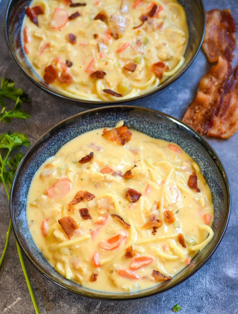 Cheddar Bacon Ranch Chicken Noodle Soup4 Sons 'R' Us Anne Marie