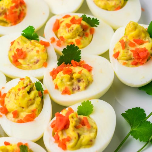 Irish Corned Beef & Cabbage Deviled Eggs - 4 Sons 'r' Us