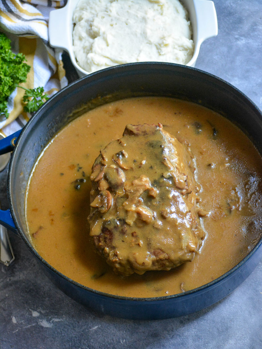 Nonna's Tender Beef Pot Roast with Mushroom Gravy 4 Sons 'R' Us